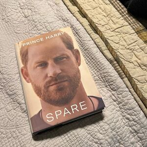 Prince Harry 'Spare' Hardcover Book
